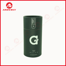 Electronic Cigarrete Packaging Black Kraft Cardboard Tube