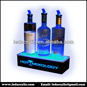 Custom liquor bottle led display