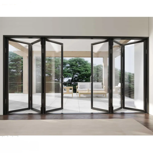 High Quality Aluminum Bi Fold Exterior Glass Doors
