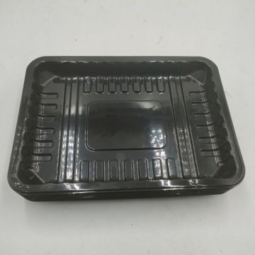 Recyclable PET Plastic Food Trays Packaging Box