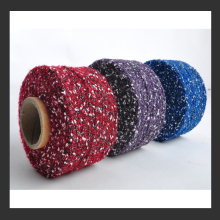 100% Acrylic loop yarn fancy yarn hand knitting yarn dyed fabric