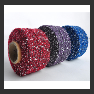 100% Acrylic loop yarn fancy yarn hand knitting yarn dyed fabric