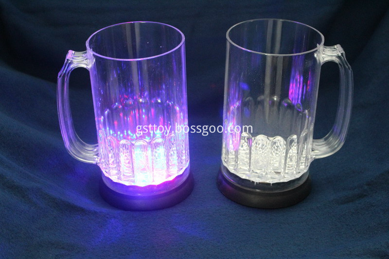 Flashing Tall Football Champagne Cups