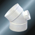 BS5255 / 4514 DRAINAGE UPVC Elbow45 °พร้อมประตูสีเทาด้านหลัง