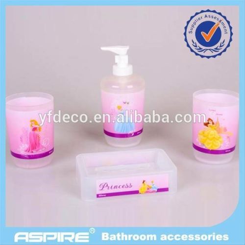 Acrylic attractive appearance 7pcs bathroom set