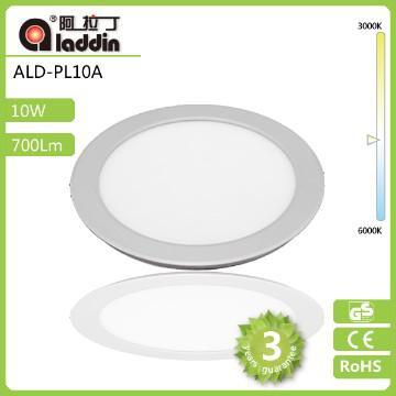 round 10w led panel light