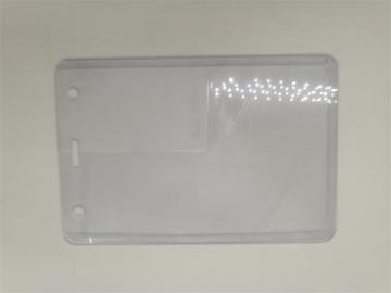 Card Pvc Badge Holder Pouch With Landyard