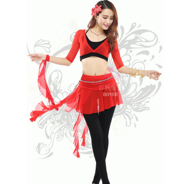 professional exercises practice bellydance costume