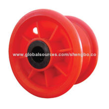 Wheelbarrows'/wheels' plastic rim, measures 3.50-4D