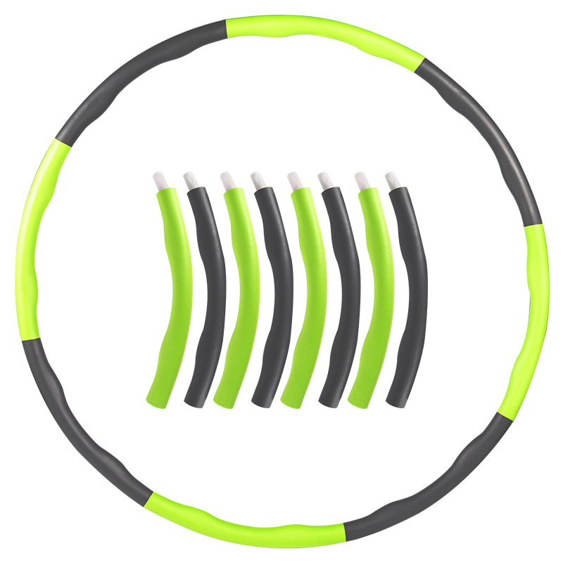 Removable Bodybuilding Workout Gym Sport Smart Hula Ring Fat Loss Fitness Foam Hard Tube Circle