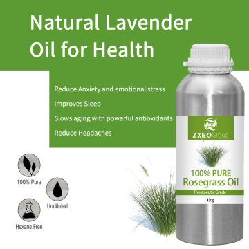 Wholesale supply Palmarosa Essential Oil Natural Rosegrass Essential Oil for Aromatherapy bulk price