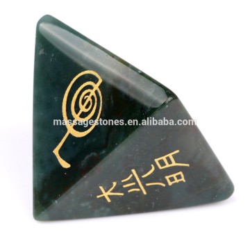 Bulk of agate reiki healing Pyramids Chakra Pyramid Meditation