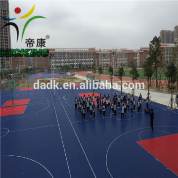 PP interlocked plastic sport court surface