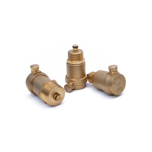 High-Quality Sealing Brass Exhaust Valve with Male Threads for Heating Pipeline Applications
