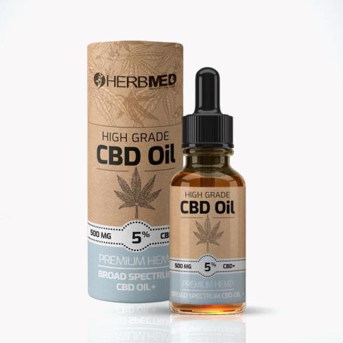 CBD ätherische Ölflasche runde Papierrohrverpackung