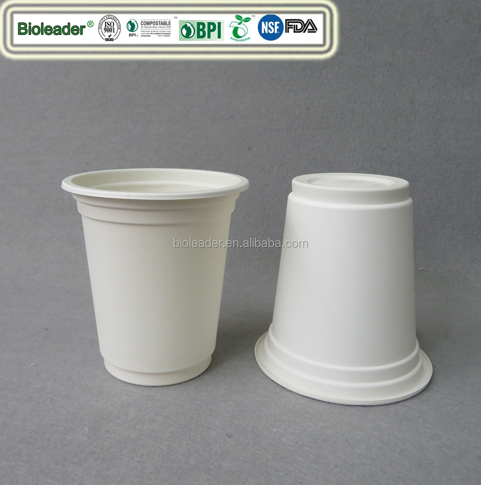 100% Biodegradable Eco-Friendly Biodegradable corn starch Cornstarch CPLA Cups