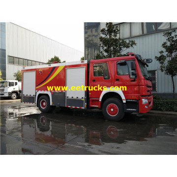 8 000 litres de camions de secours incendie 310 CV HOWO