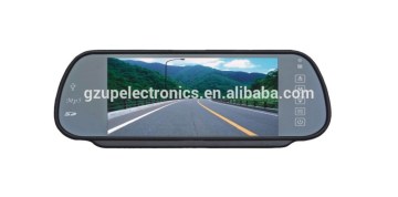 7 inch rearview mirror monitor with Bluetooth/USB/SD/touch screen