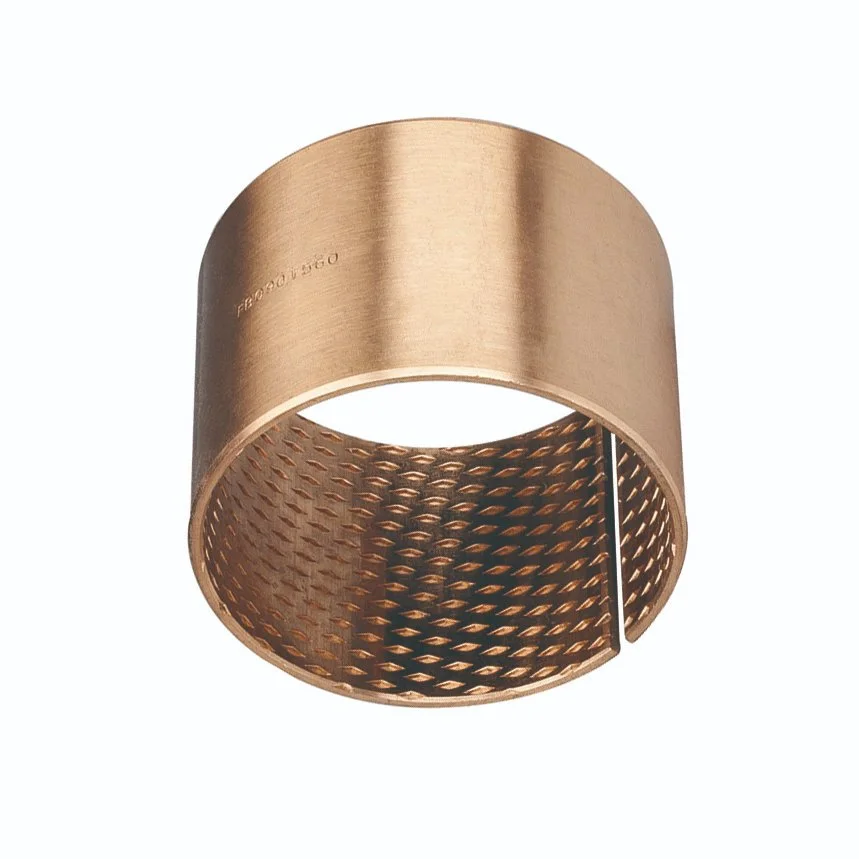 Wrapped Bronze Bushing With Special Oil Socket Customize Different Kinds of Material and Sizes as Demand.