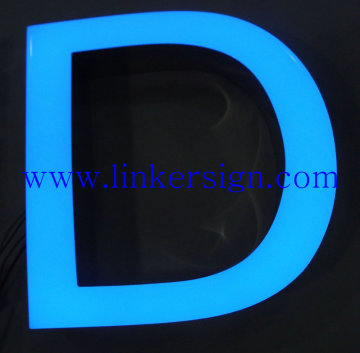 colorful shop led light sign