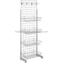 Supermarket Hangers and Display Solutions: Wire Grid Shelves, Exhibitions, and Ornaments