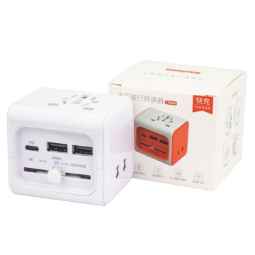 European Travel Plug Adapter with 3USB Universal Travel Adapter Plug Socket Adapter International Universal Travel Socket