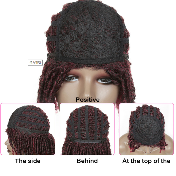 Dropshipping Wholesale Afro Dreadlocks Goddess Wigs Premium Cheap Synthetic Wigs Heat Resistant Synthetic Hair Wigs