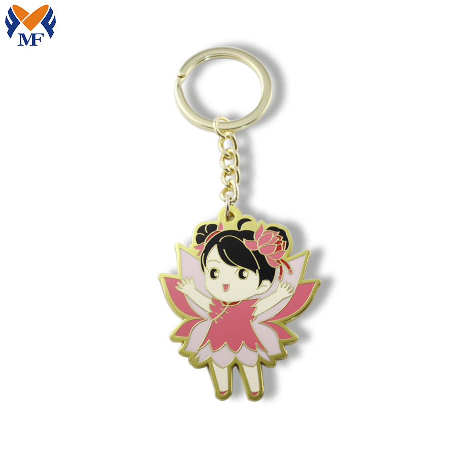 Zinc Alloy Enamel Keychain