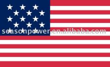 historical flags with 15 stars