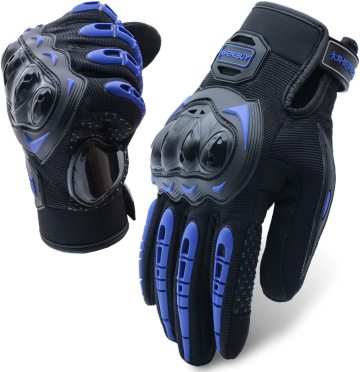 full finger racing motorcycle riding gloves breathable