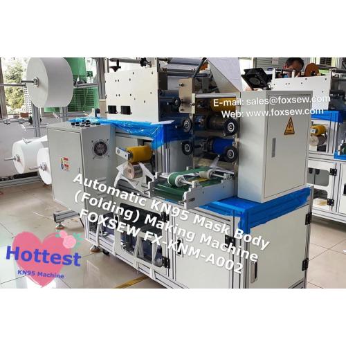 Automatic KN95 Mask Body (Folding Type) Making Machine