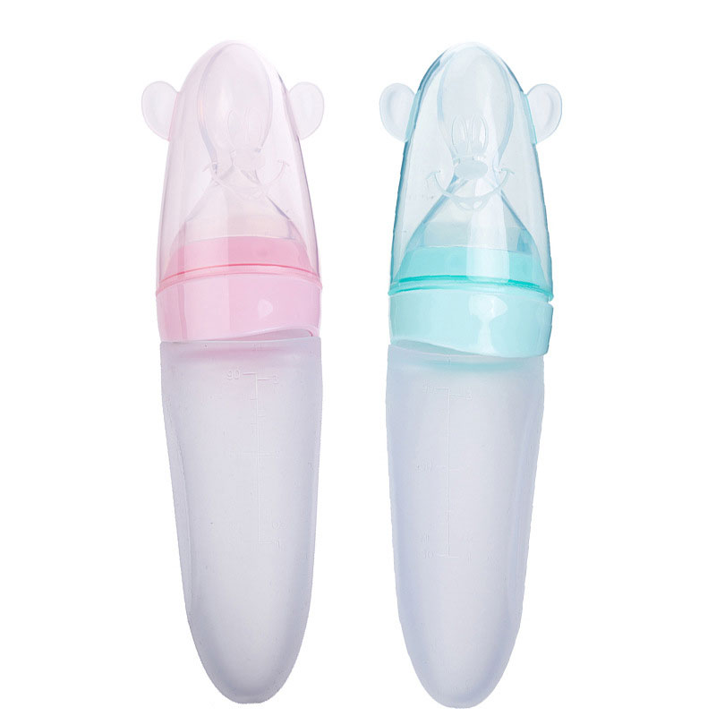 Bpa Free Baby Milk Feeder Baby Feeding Bottle Spoon