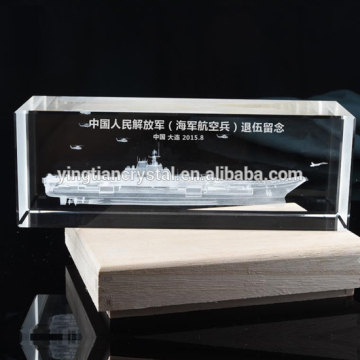 Beautiful 3d laser crystal model