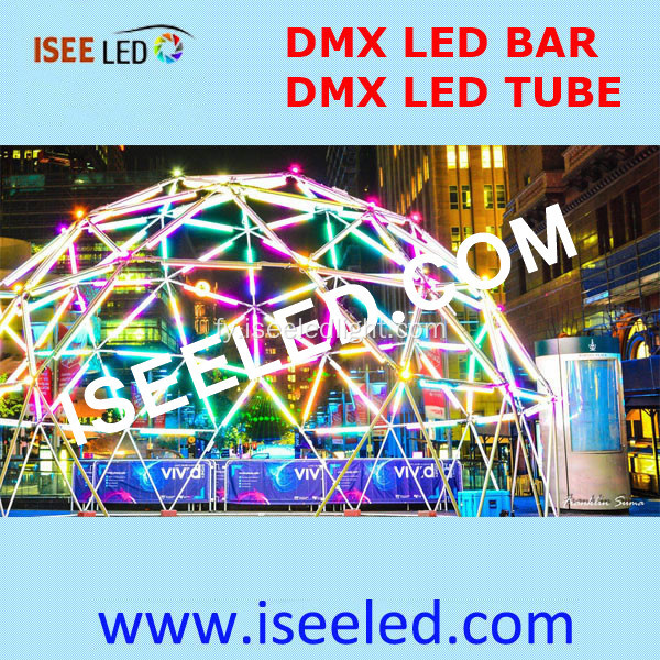 Music Sync DMX Triangle LED Stage Bar Ljocht