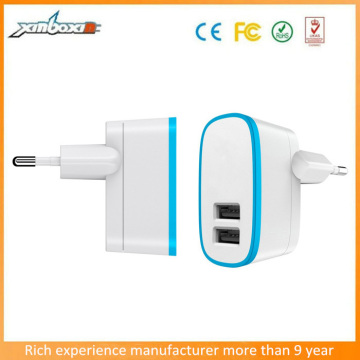 High Quality Mobile Phone Travel Charger Adaptor for European(Blue)