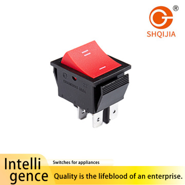 Boat-Shaped Reset Rocker Switch R11-224