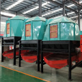 Biomass pellet counter flow cooling machine system