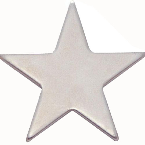 custom metal star shaped lapel pins