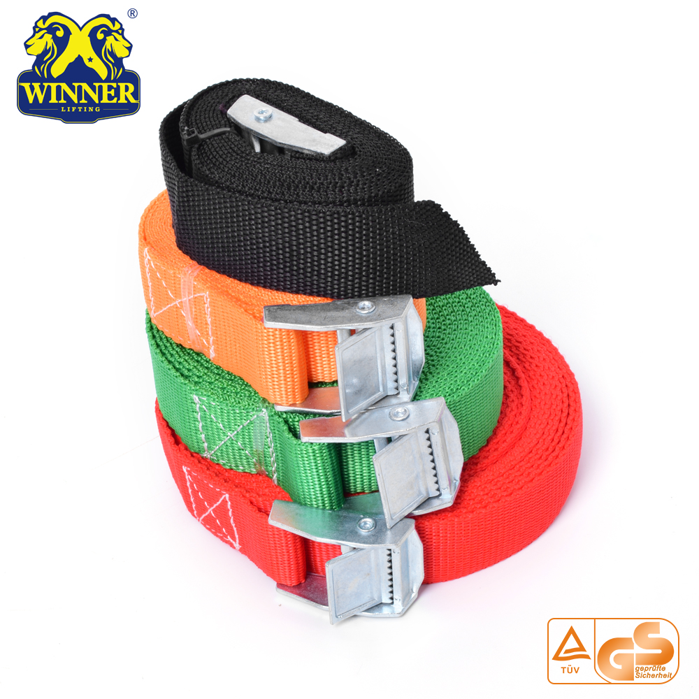 Polyester 1 Inch Cargo Lashing Belt/Ratchet Tie Down Strap