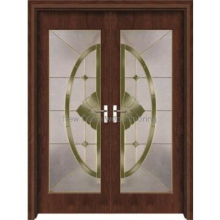 Classic design double entry door