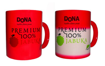 11OZ Custom Heat Transfer Mugs Heat Sensitive Color Changing Ceramic Mugs