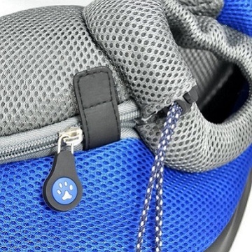 Blue PVC and Mesh Pet Sling