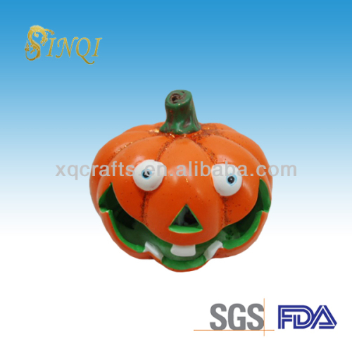 Ceramic Pumpkin Shape Halloween Decoration