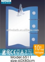 fancy bath mirror with shelf