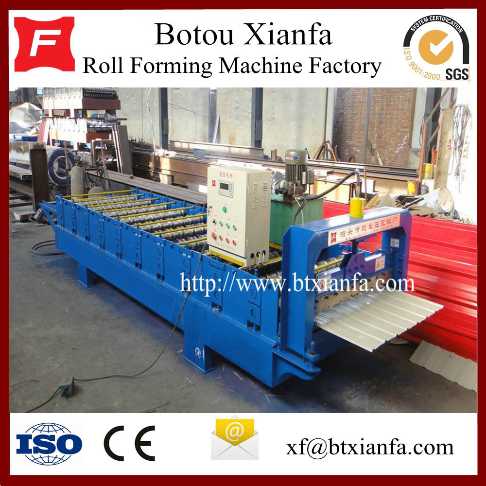 Besi Bergelombang Roll Forming Membuat Mesin