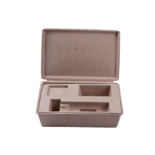 Pulp molded recyclable biodegradable cosmetic packing box