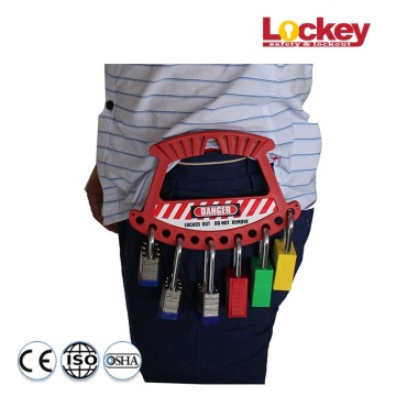 Portable Padlock Rack for Safety Padlocks