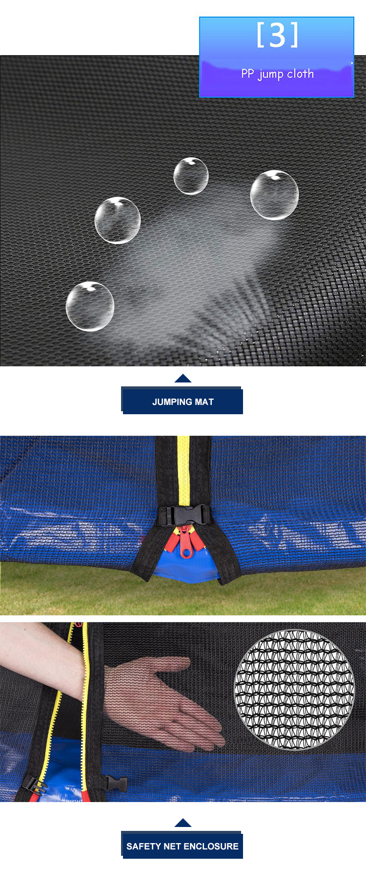 baoxiang 14ft trampoline with safety net and trampoline tesco made in china trampoline