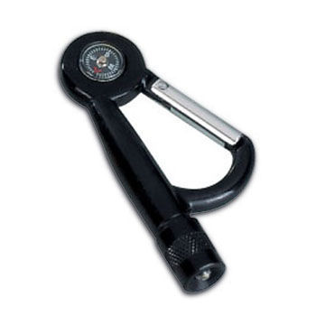 Aluminum Carabiner Light, Uses Four x AG3 BatteriesNew