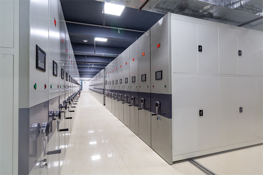 Intelligent dense file rack